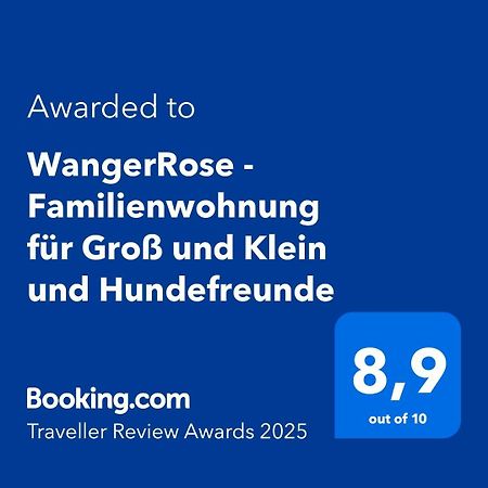 Wangerrose - Familienwohnung Fuer Gross Und Klein Und Hundefreunde Wangerooge Eksteriør bilde